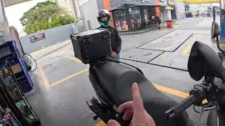 Autonomia de Combustível Zontes 350E na prática e painel vs bomba #zontes #zontes350e #scooter 