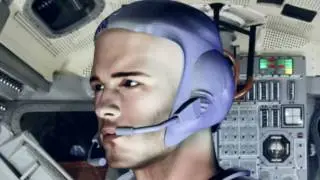 On board the Lunar Module Simulator, animation