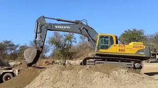 VOLVO-EC460B Loading #Ground Works Preparation l 50Ton Excavator l Rental l Hire #Harare.