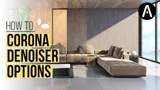 How to use the Corona Renderer Denoising options