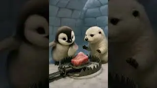 Please stop tapping&hellip; 😱🫣 #penguin #seaotter #trap #tension