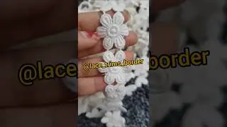 Buy this Dyable Flower gpo lace/🌺 flower design dyable gpo lace @lace_trims_border on Instagram