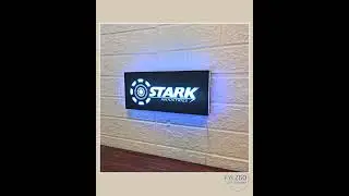 Stark Industries LED Lightbox Dimmable & USB Powered Marvel Avengers Home
