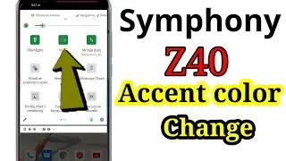 how to change mobile accent color | Developer option | symphony z40 mobile | Deceite BD