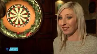 Fallon Sherrock makes darts history as first woman to beat a man | 5 News