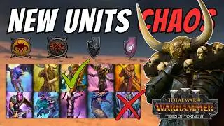 New Units for BEASTMEN & WARRIORS OF CHAOS with Tides of Torment DLC | Total War Warhammer 3