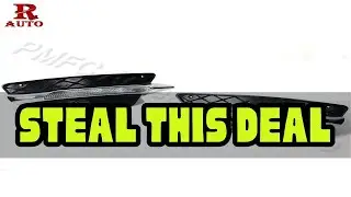 R-AUTO Front Bumper DRL Grilles Grill LED Daytime Running Light DRL Fog Light For Mercedes For Benz