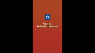 Xinhua News | Xi meets Maldivian president