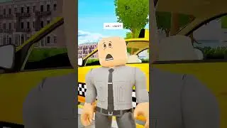 TAXI DRIVER LOSES JOB IN ROBLOX! 😭#shorts