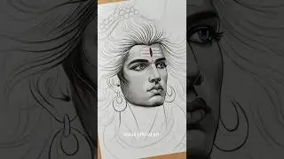 mahadev drawing / mahadev status #mahadev #mahakal #shiv