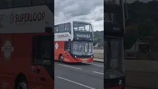 SK25AOR 80415 ADL Enviro 400 EV on route SL3 at Abbey Wood Station