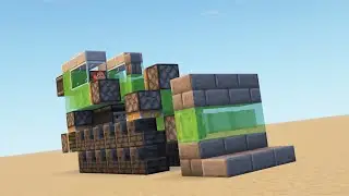 How to make a working bulldozer in minecraft java