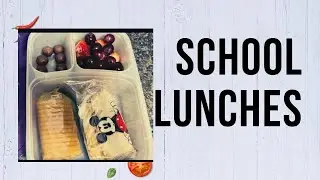 School lunches for 17-10 year olds!! Plus husband lunches! #schoollunches #lunches