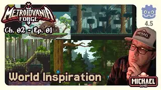 📖02 ‣ 📼01 ‣ Вдохновение из мира ‣ Серия обучающих материалов по Metroidvania Forge Godot 4