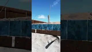 Blue Pool Tile Installation #poolbuilder #custompool #poolconstruction #gunitepools #wacotexas