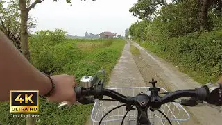ASMR | Cycling around the Indonesian village of Central Java
