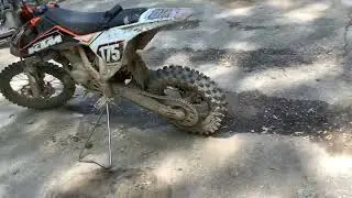 After tin roof flyers the bikes wer filthy