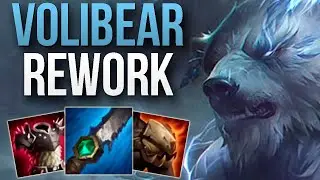 NEW REWORKED VOLIBEAR IS INSANE! | CHALLENGER VOLIBEAR JUNGLE GAMEPLAY | Patch 10.11 S10