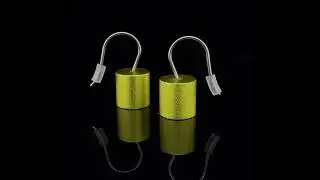 Lime Green Aluminium Roller Earrings #designyard #statementearrings #dropearrings #aluminium