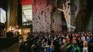 Nico Favresse y Sean Villanueva en SputnikClimbing Las Rozas.
