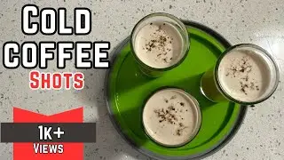 Ep 55 - Cold Coffee Shots | Enjoy this quick cold coffee drink | Summer drink | Food Sojourn