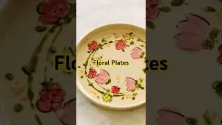 Nesting Floral ceramic plates/JYOCeramiks