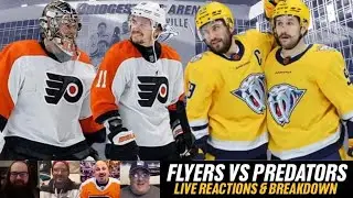 Live Reactions: Flyers vs. Predators + Midwest Trip Recap! 🏒 | Hockey Happy Hour