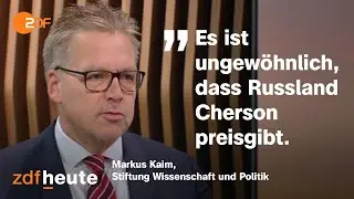 Russland-Ukraine-Krieg: Steht die R&uuml;ckeroberung von Cherson bevor? I ZDF Morgenmagazin