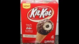 Kit Kat Wafer with Fudge Frozen Dairy Dessert Cones Review