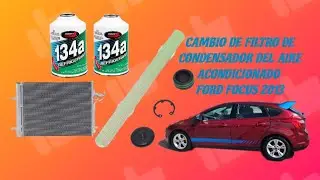Changing the A/C Condenser Filter on a Ford Focus from 2012 to 2018
