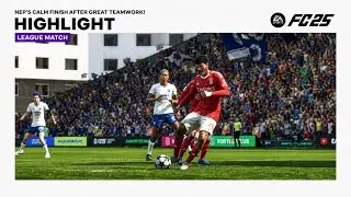 FC25 - Nep's Calm Finish after Great Teamwork! | Clubs League Match Gameplay (S.L. Benfica Jersey)