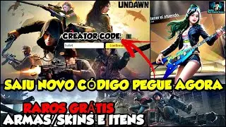 ●SAIU NOVO C&Oacute;DIGO UNDAWN PEGUE AGORA! PARCERIA CREATOR CODE 👁 ARMAS/SKINS E ITENS RAROS GR&Aacute;TIS