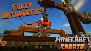 Fully Automatic Quarry in Create?? | Create Mod 0.4 | Tutorial | Minecraft