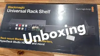 Blackmagic Design Universal Rack Shelf unboxing
