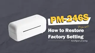 Phomemo PM-246S Tutorial: Restore Factory Setting丨How to Reset Label Printer B246D丨Tips & Tricks