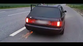 Audi S4 C4 2.2T exhaust sound