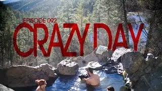 Amazing Mountainside Natural Hot Spring - Van Life 092
