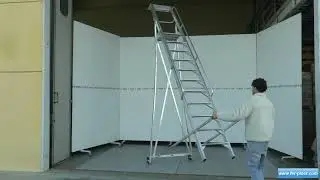 Scala professionale 10+1 richiudibile in alluminio - www.fer-plast.com