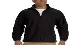 Harriton Men's 8 oz Full-Zip Fleece Jacket M990