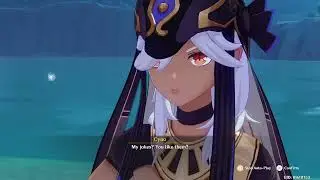 ALBEDO LOVES CYNO'S JOKES GENSHIN IMPACT CUTSCENE