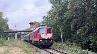 Durchfahrt WFL 232 527-2 &bdquo;Latz&ldquo; als SDZ 27797 &bdquo;Zwiebel-Express&ldquo; ➡️ Weimar (+ Mega Typhon) 