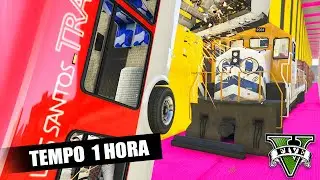 GTA V Online: O VAI E VEM vs TREM... O FILME 2!!! (1 HORA DE VAI E VEM)