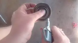 double bearing with compressed air