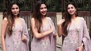 Malvika Raaj Looking Very Gorgoues & Beautifull In Sleev Less Dress And Celebrate Diwali With Media