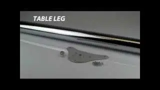 Table Leg - Chrome