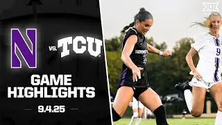 Northwestern vs. TCU Highlights (9.4.25) | 2025 Big 12 Women's Soccer