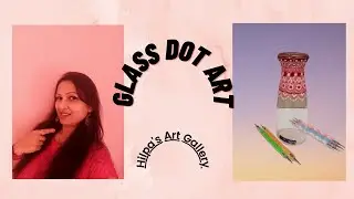 glass mandala art | dot painting |bottle mandala art | easy mandala art on glass |#mandala