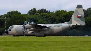 First visit | Royal Air Force of Oman Lockheed C-130H Hercules 501 at Cambridge