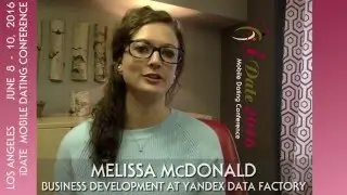 Melissa McDonald from Yandex Data Factory on Photo Moderation at the iDate  2016 Los Angeles
