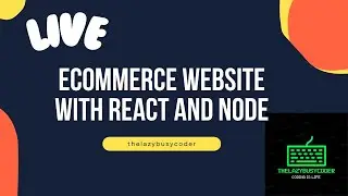 Ecommerce website with ReactJS and Node js